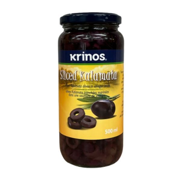 Krinos Sliced Kalamata Olive 500ml